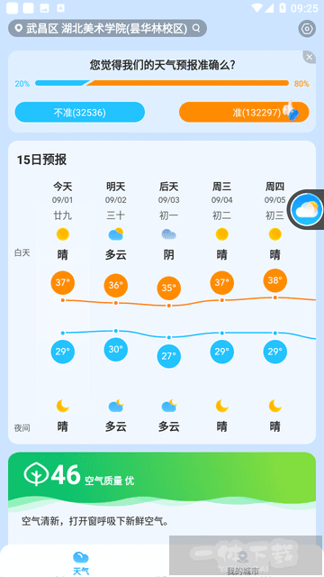 准确降雨预报